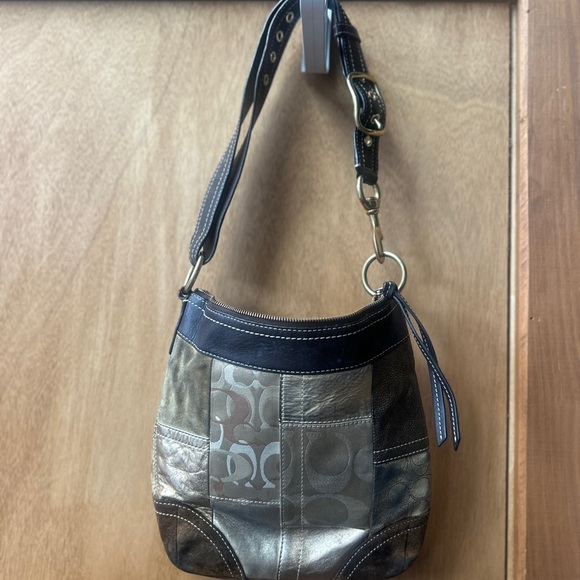 Coach Multicolor Patchwork Shoulder Bag - Picture 1 of 8